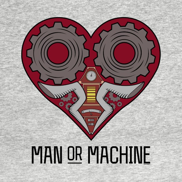 Man or Machine by saxtondesignco